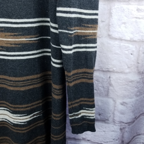 Tasha Polizzi Aztec sweater brown grey small - Picture 4 of 7